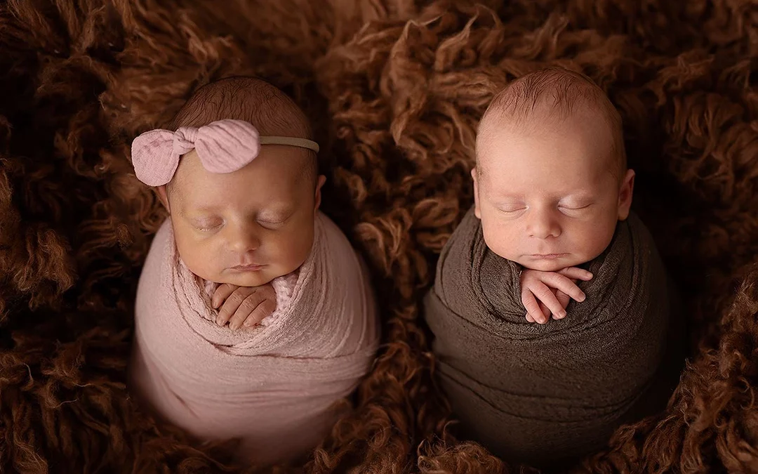Neonati gemelli: il momento migliore per fotografarli